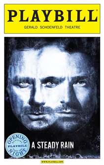 A Steady Rain Limited Edition Official Opening Night Playbill 